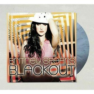 Britney Spears Blackout LP White Black Swirl Vinyl Record Album